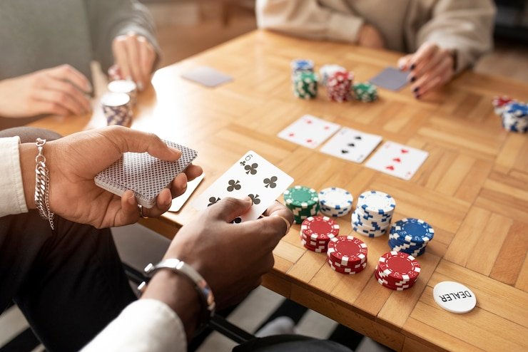 Multiple live casino table layout with dealer interface